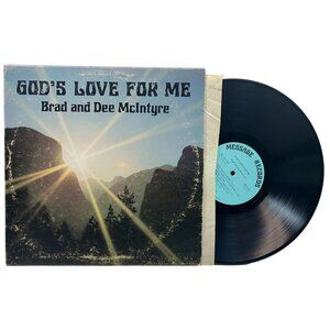 Brad and Dee McIntyre Gods Love For Me Vinyl LP SIGNED Christian Gospel 1977